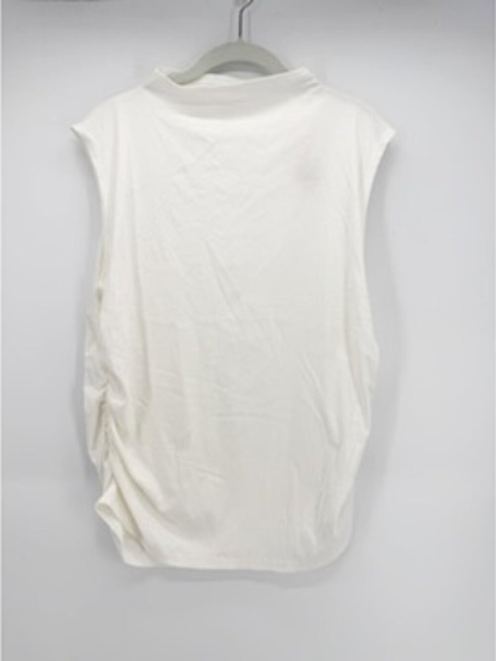 A New Day Slim Fit Modern Ribbed Mock Neck Tank Top Off-White XL NEW - Picture 2 of 9